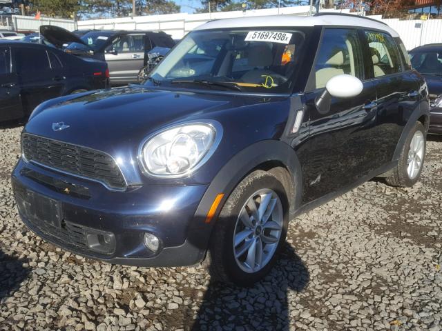 WMWZC5C54CWL56730 - 2012 MINI COOPER S C BLUE photo 2