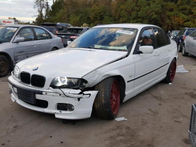 WBAAV53401FT02563 - 2001 BMW 330 I WHITE photo 2