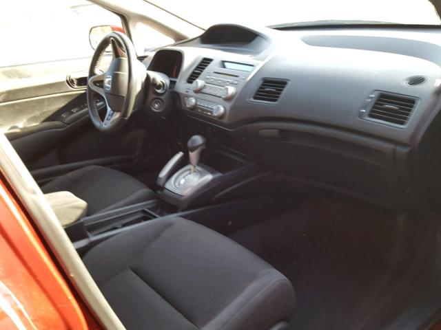 2HGFA1F67BH549736 - 2011 HONDA CIVIC LX-S 栗色 照片 5