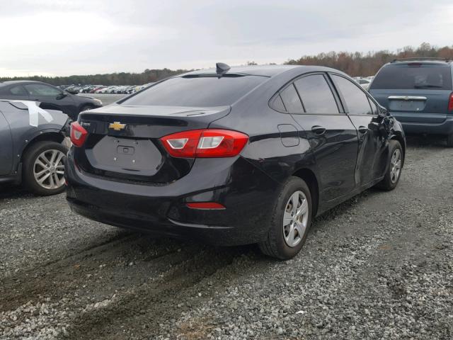 1G1BC5SM9H7267825 - 2017 CHEVROLET CRUZE LS BLACK photo 4