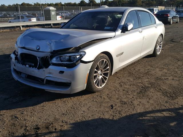 WBAYF8C56ED653808 - 2014 BMW 750 LXI SILVER photo 2