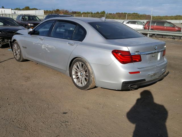 WBAYF8C56ED653808 - 2014 BMW 750 LXI SILVER photo 3