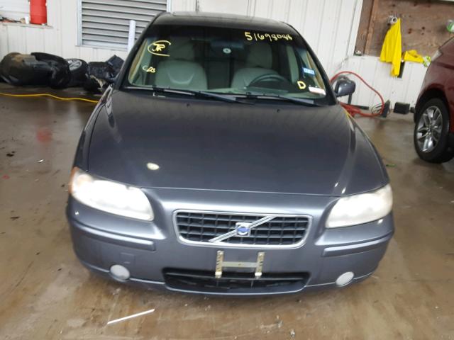 YV1RS592562526957 - 2006 VOLVO S60 2.5T GRAY photo 9