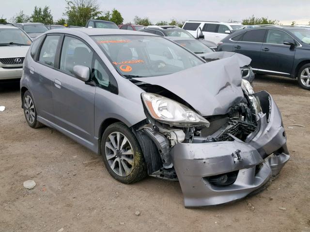 JHMGE88629S006549 - 2009 HONDA FIT SPORT GRAY photo 1