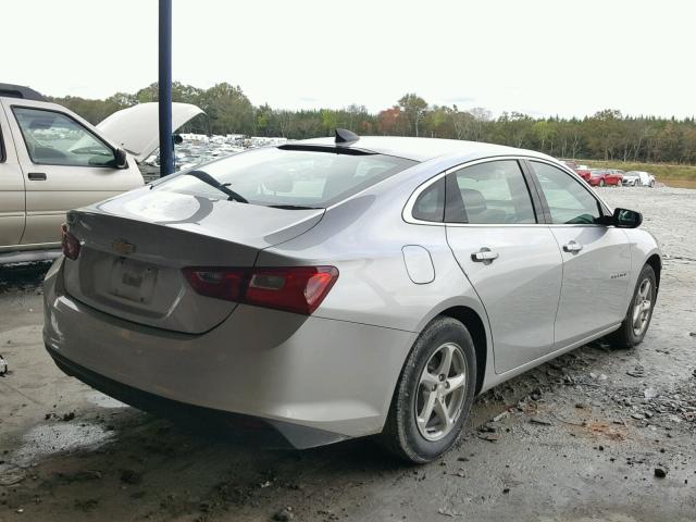 1G1ZB5ST3HF290970 - 2017 CHEVROLET MALIBU LS 银色 照片 4