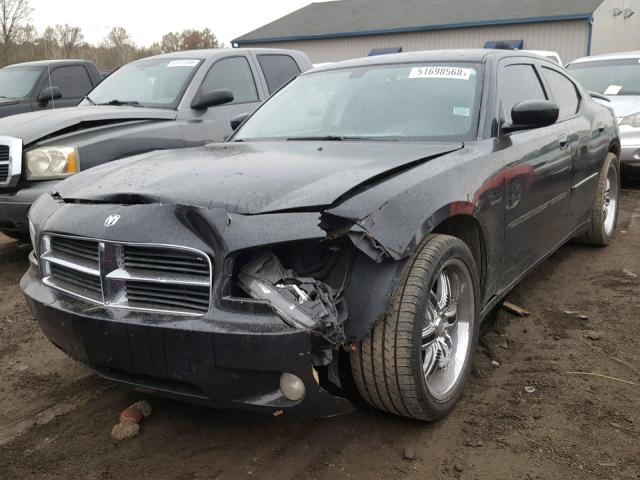 2B3CA3CV8AH197484 - 2010 DODGE CHARGER SX BLACK photo 2