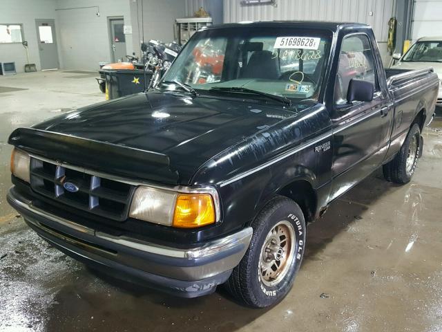 1FTCR10X2RPC02042 - 1994 FORD RANGER BLACK photo 2