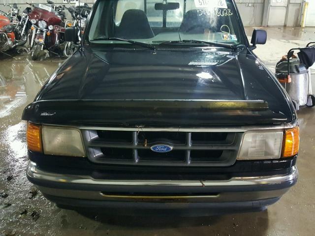 1FTCR10X2RPC02042 - 1994 FORD RANGER BLACK photo 7