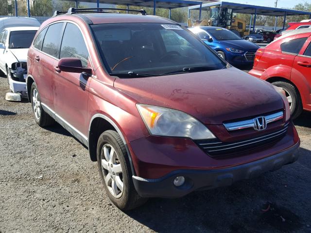 JHLRE48757C006969 - 2007 HONDA CR-V EXL RED photo 1