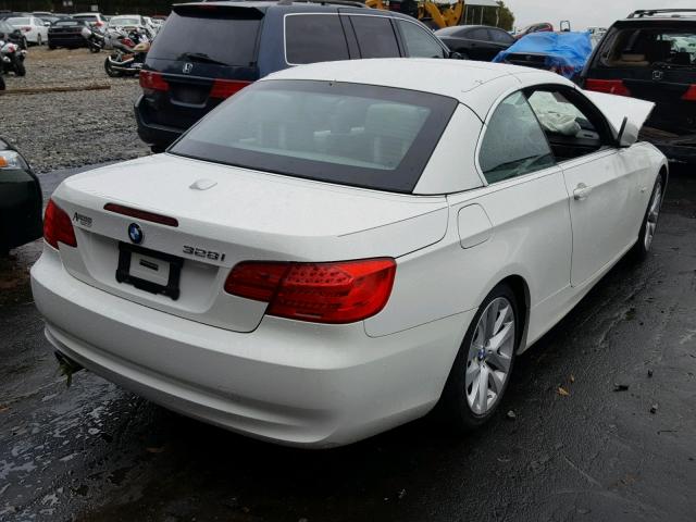 WBADW7C57BE543283 - 2011 BMW 328 I SULE WHITE photo 4