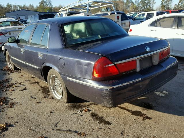 2MEFM75W2YX673193 - 2000 MERCURY GRAND MARQ BLUE photo 3