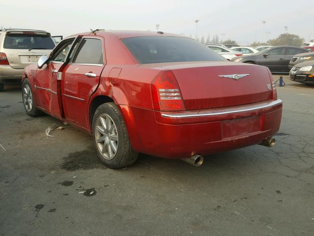 2C3KA63H67H795107 - 2007 CHRYSLER 300C BURGUNDY photo 3