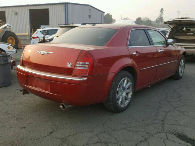 2C3KA63H67H795107 - 2007 CHRYSLER 300C BURGUNDY photo 4