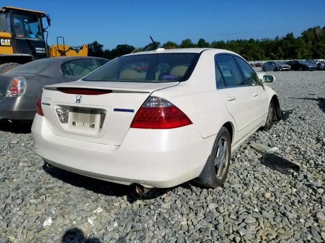 JHMCN36577C001527 - 2007 HONDA ACCORD HYBRID  photo 4