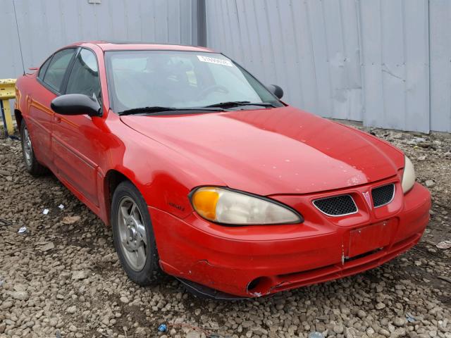 1G2NW52E74C147712 - 2004 PONTIAC GRAND AM G RED photo 1