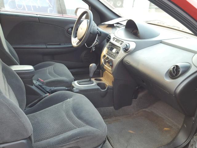 1G8AW12F44Z131132 - 2004 SATURN ION LEVEL RED photo 5