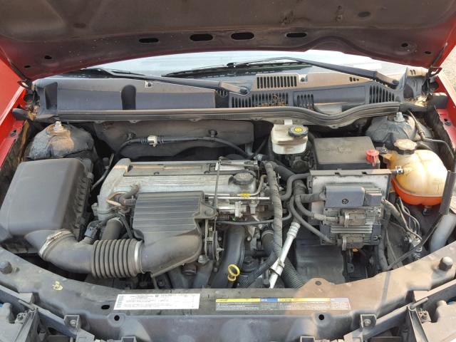 1G8AW12F44Z131132 - 2004 SATURN ION LEVEL RED photo 7