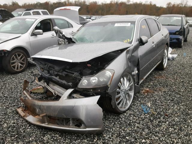 JNKBY01E57M401430 - 2007 INFINITI M45 BASE GRAY photo 2