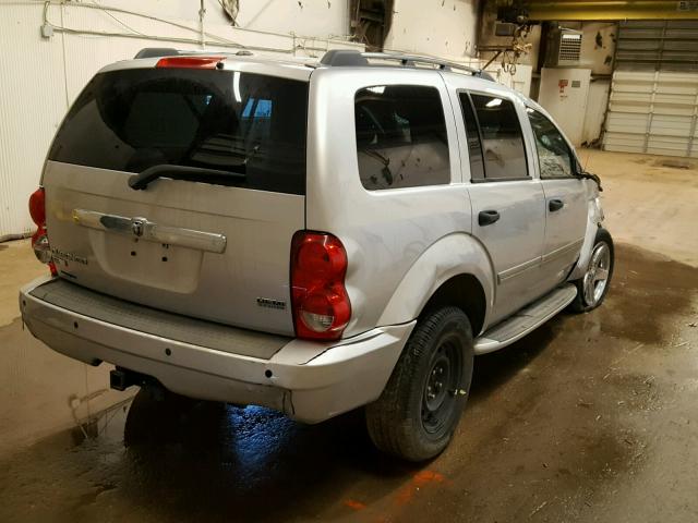 1D8HB58257F559018 - 2007 DODGE DURANGO LI SILVER photo 4