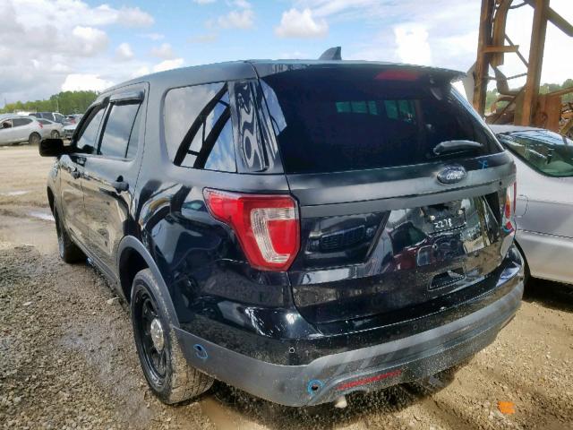 1FM5K8AT7GGC35953 - 2016 FORD EXPLORER P BLACK photo 3