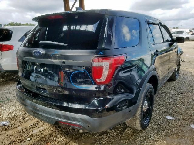 1FM5K8AT7GGC35953 - 2016 FORD EXPLORER P BLACK photo 4