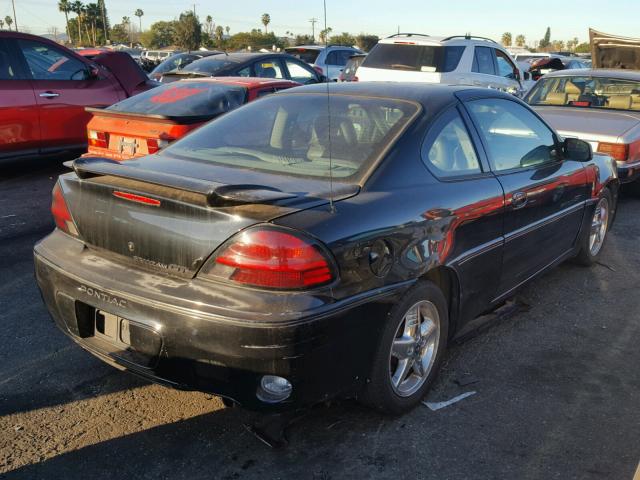 1G2NV12E41M550497 - 2001 PONTIAC GRAND AM G BLACK photo 4