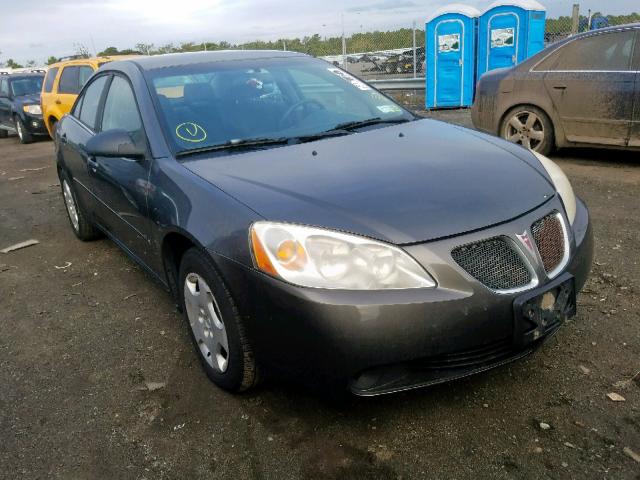 1G2ZF55B664194844 - 2006 PONTIAC G6 SE GRAY photo 1