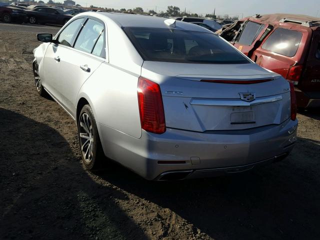 1G6AR5SX7G0119792 - 2016 CADILLAC CTS LUXURY SILVER photo 3