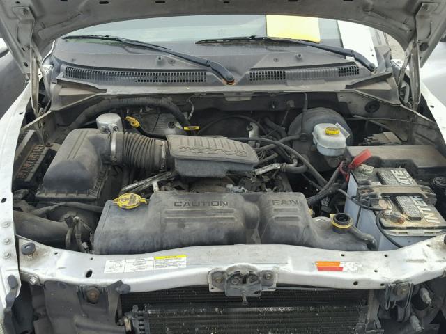 1D7HG48N84S510179 - 2004 DODGE DAKOTA QUA GRAY photo 7