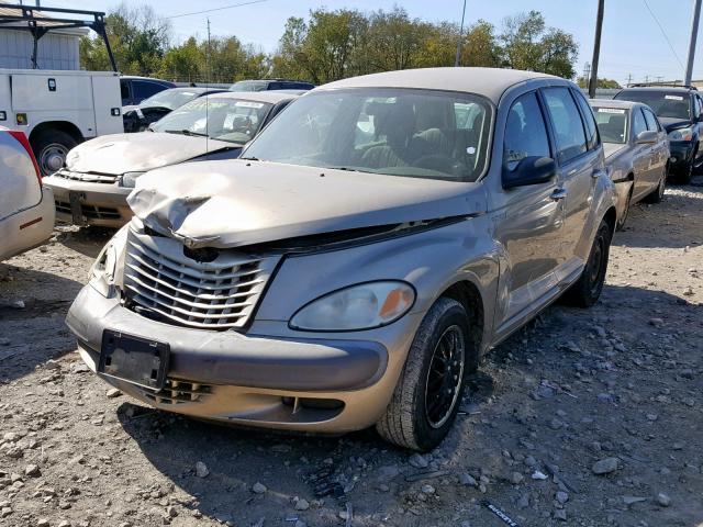 3C4FY48B12T295745 - 2002 CHRYSLER PT CRUISER GOLD photo 2