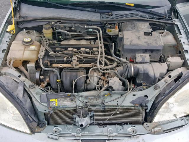 1FAFP34N25W276252 - 2005 FORD FOCUS ZX4 GREEN photo 7