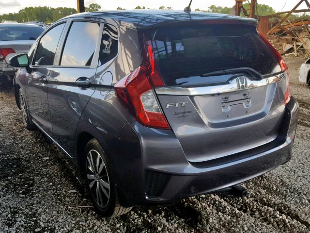 3HGGK5H83FM784066 - 2015 HONDA FIT EX GRAY photo 3