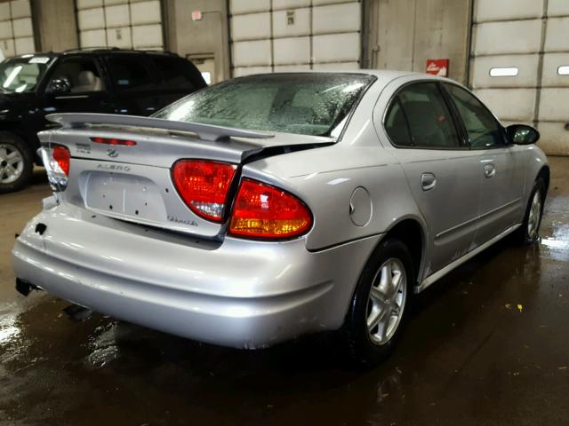 1G3NL52E94C145674 - 2004 OLDSMOBILE ALERO GL SILVER photo 4