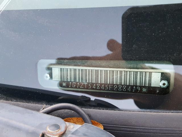 1G1ZT54845F288419 - 2005 CHEVROLET MALIBU LS GOLD photo 10