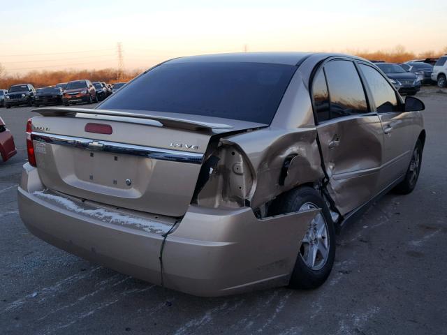 1G1ZT54845F288419 - 2005 CHEVROLET MALIBU LS GOLD photo 4