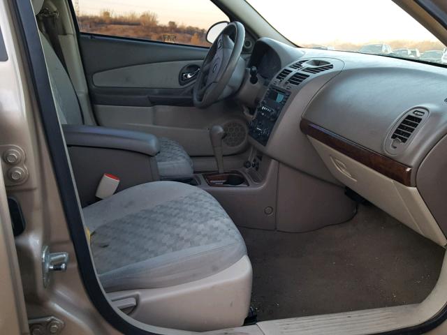 1G1ZT54845F288419 - 2005 CHEVROLET MALIBU LS GOLD photo 5