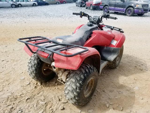 1HFTE2147G4001196 - 2016 HONDA TRX250 TE RED photo 4