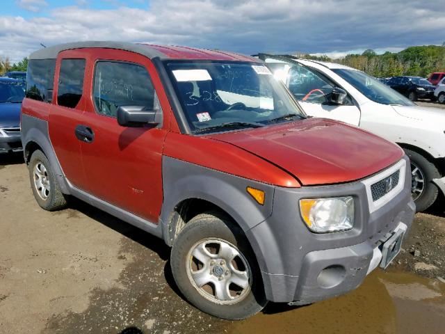 5J6YH28543L001172 - 2003 HONDA ELEMENT EX ORANGE photo 1