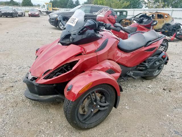 2BXJABA189V001640 - 2009 CAN-AM SPYDER ROA RED photo 2