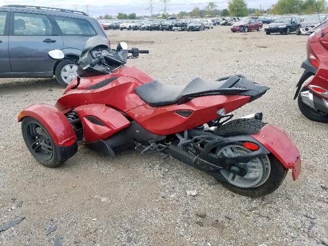 2BXJABA189V001640 - 2009 CAN-AM SPYDER ROA RED photo 3