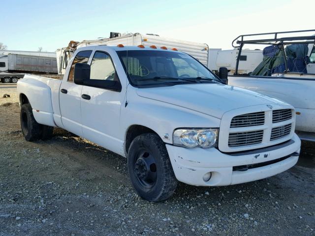 3D7MA48C53G797839 - 2003 DODGE RAM 3500 S WHITE photo 1