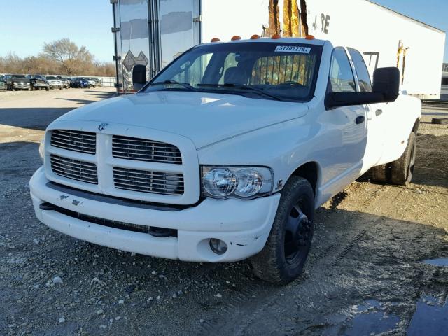 3D7MA48C53G797839 - 2003 DODGE RAM 3500 S WHITE photo 2