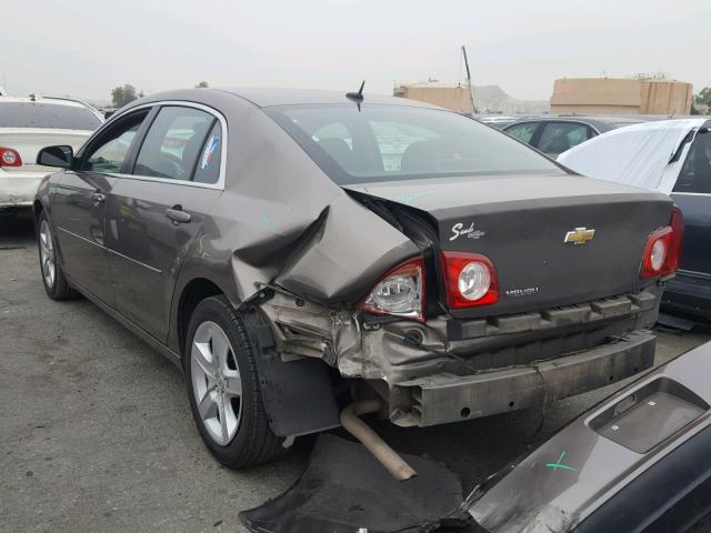 1G1ZB5E12BF140995 - 2011 CHEVROLET MALIBU LS BROWN photo 3