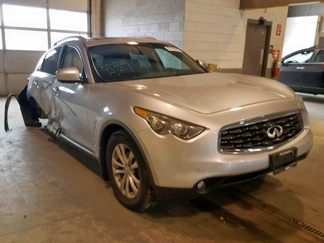 JN8AS1MW5AM852667 - 2010 INFINITI FX35 SILVER photo 1