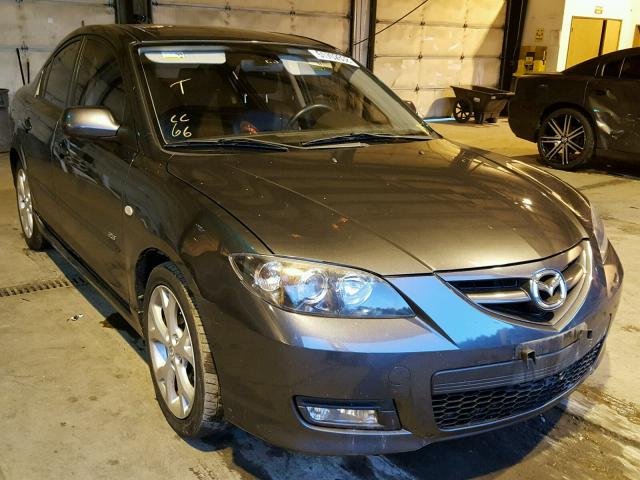 JM1BK323881172665 - 2008 MAZDA 3 S GRAY photo 1