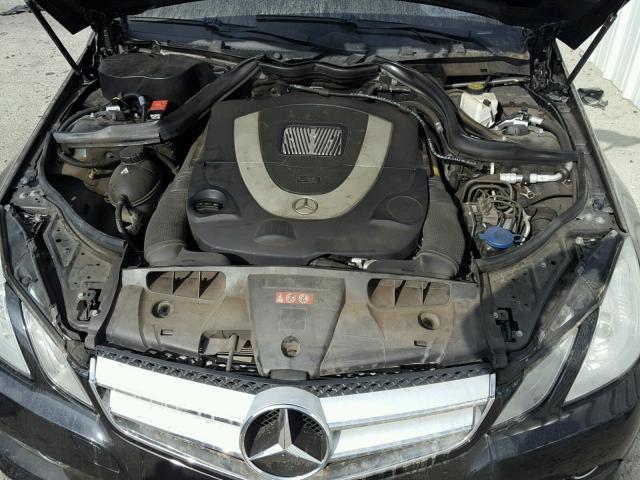 WDDKJ7CB5AF014315 - 2010 MERCEDES-BENZ E 550 BLACK photo 7