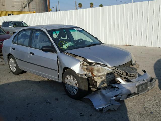 2HGES16374H644069 - 2004 HONDA CIVIC DX V SILVER photo 1