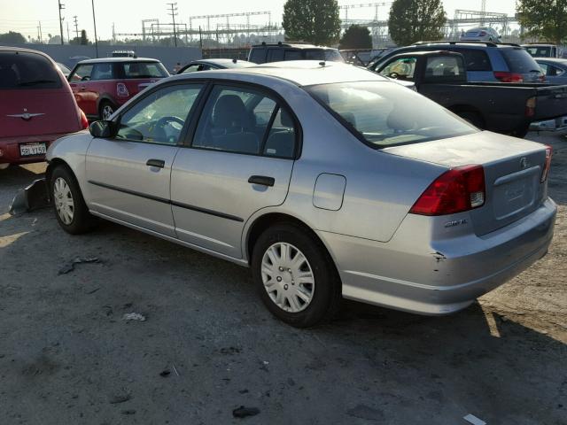 2HGES16374H644069 - 2004 HONDA CIVIC DX V SILVER photo 3