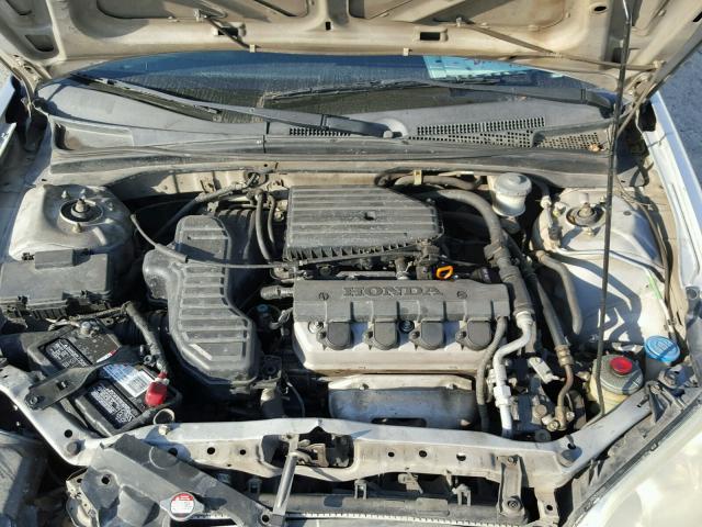 2HGES16374H644069 - 2004 HONDA CIVIC DX V SILVER photo 7