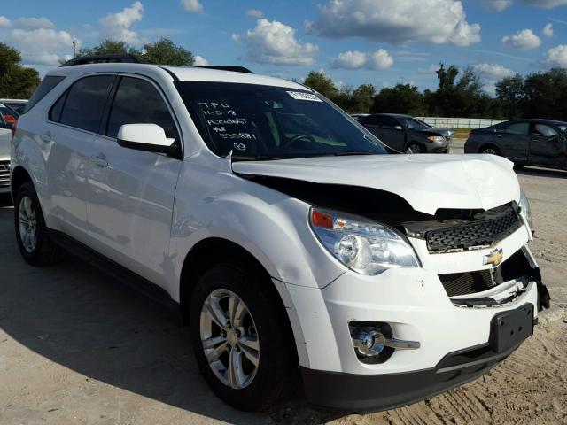 2GNALCEK7F6327834 - 2015 CHEVROLET EQUINOX LT WHITE photo 1